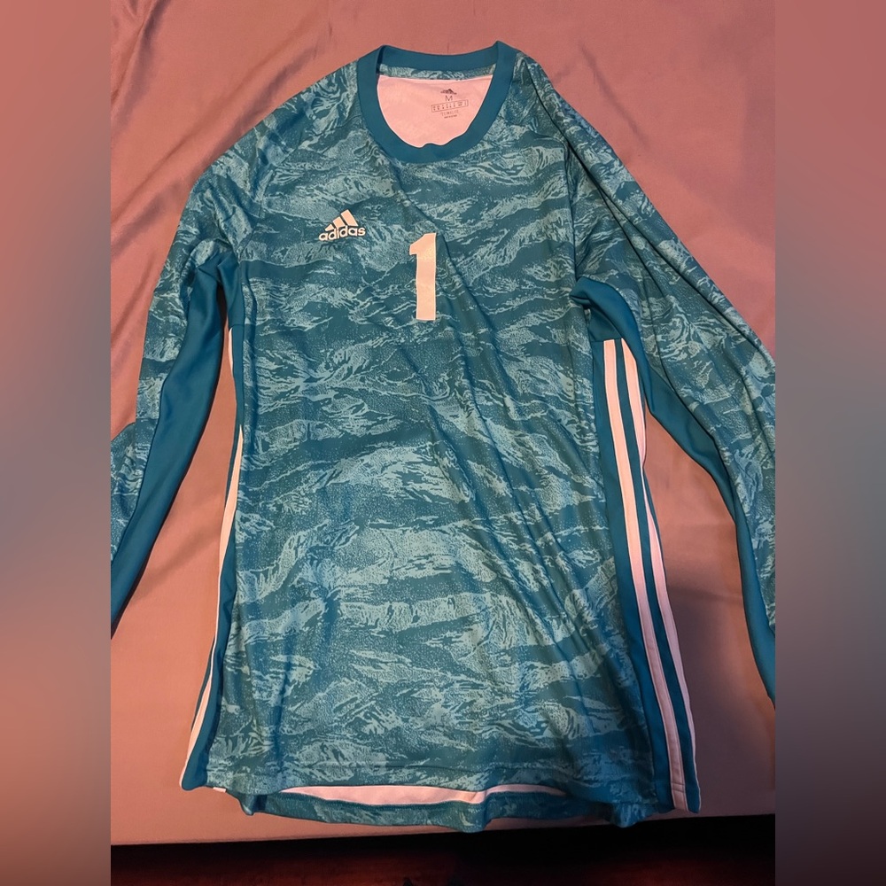 Adidas Adipro 19 Goalkeeper Jersey Blue Size Men’s Medium